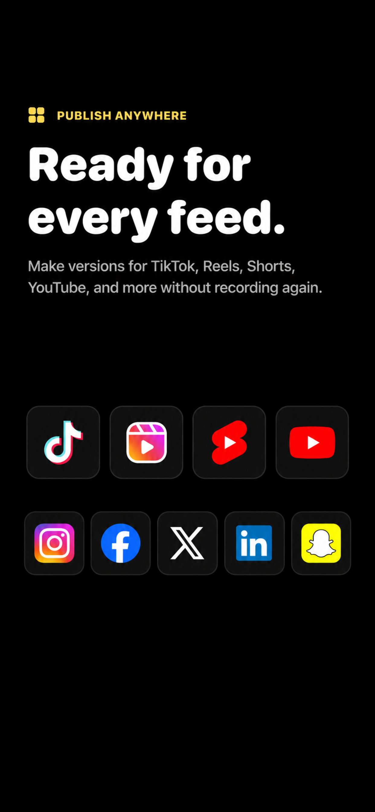 DualShot Video Recorder main interface